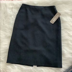 Jones New York Petite Pencil Skirt Navy 4P NWT